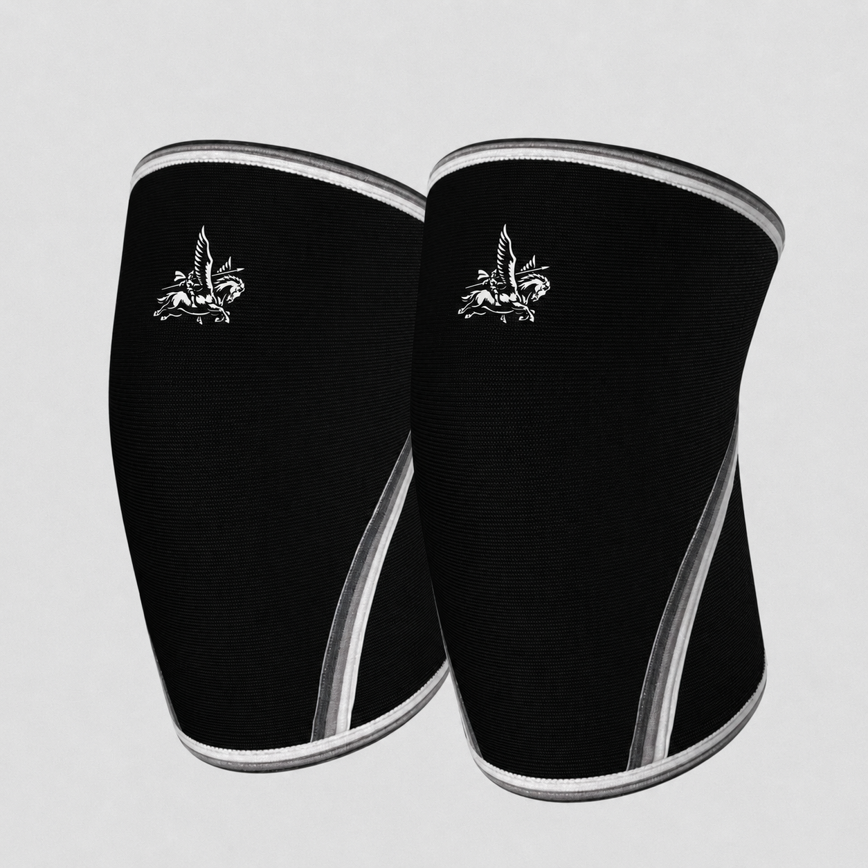 Trust The Vision 7MM Knee Sleeves - Black/White
